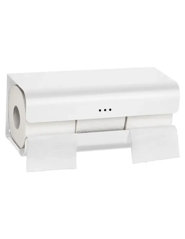 Aanbieding Proox One driedubbele toiletrol houder wit