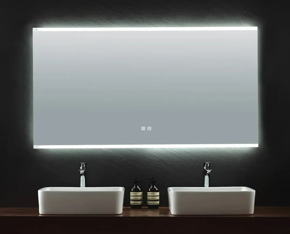 Lage Prijs B-Stone Enfin spiegel met LED-verlichting en spiegelverwarming 140x70cm