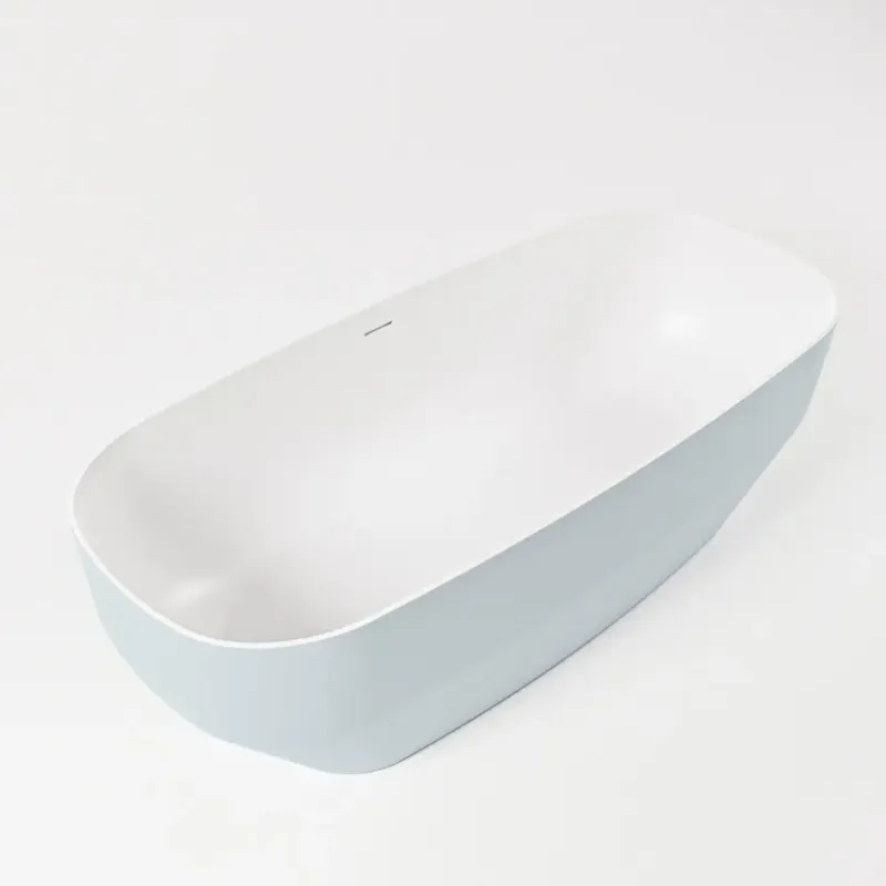 Hete Deal Mondiaz Stone vrijstaand bad 170x75cm kleur clay/talc