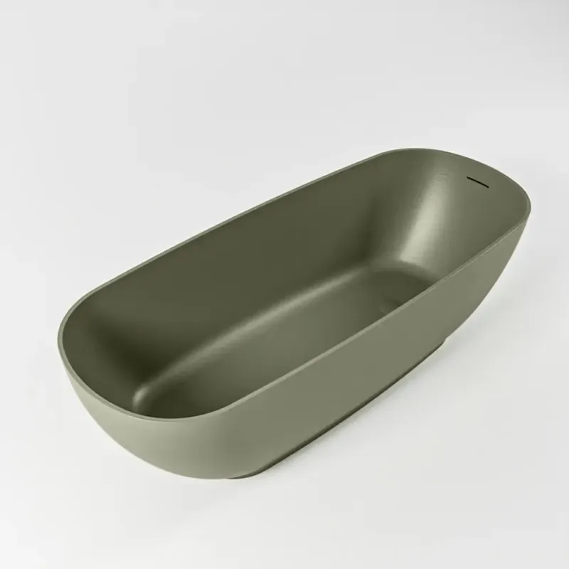 Mondiaz Rock vrijstaand bad 170x70cm kleur army Betrouwbaar