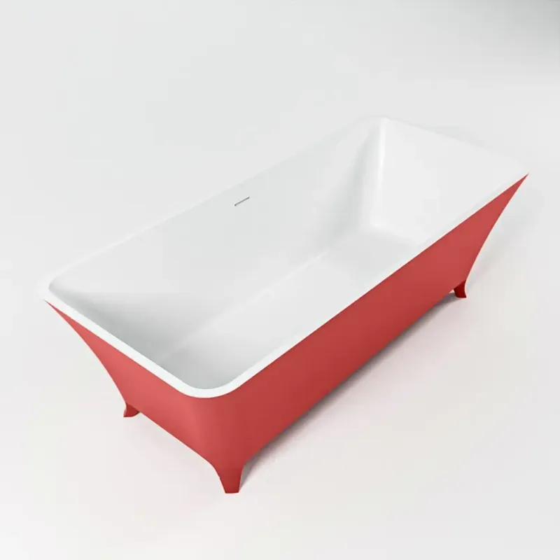 Mondiaz Lundy vrijstaand bad 170x75cm kleur fire/talc Uitverkoop