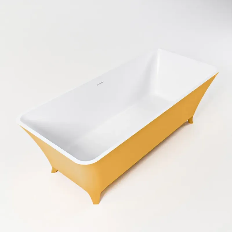 Betaalbaar Mondiaz Lundy vrijstaand bad 170x75cm kleur ocher/talc