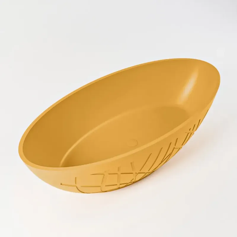 Bestel Nu Mondiaz Holm vrijstaand bad 180x85cm kleur ocher