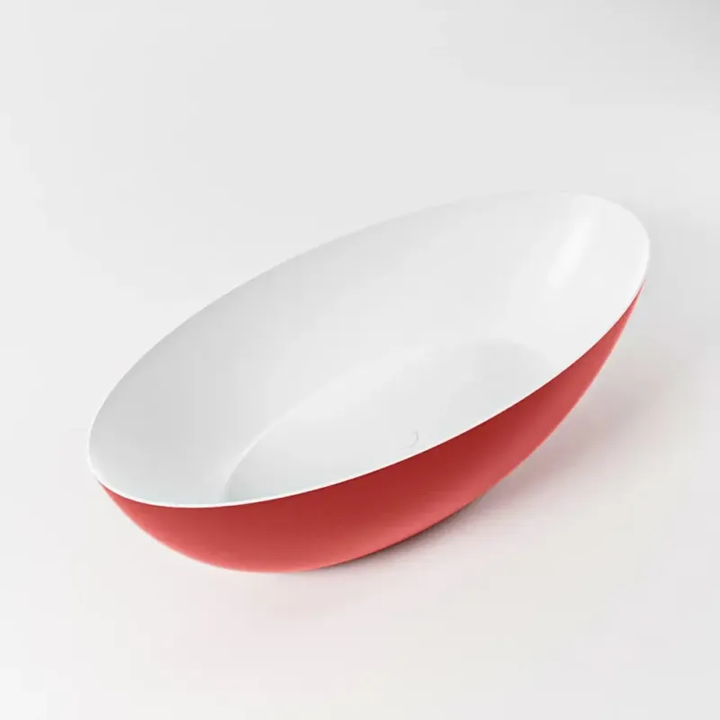 Mondiaz Float vrijstaand bad 170x80cm kleur fire/talc Weekendaanbieding