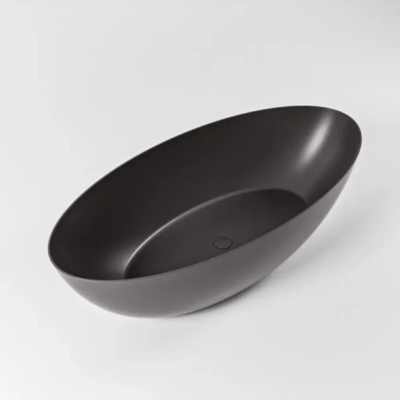 Mondiaz Float vrijstaand bad 170x80cm kleur dark grey Op = Op