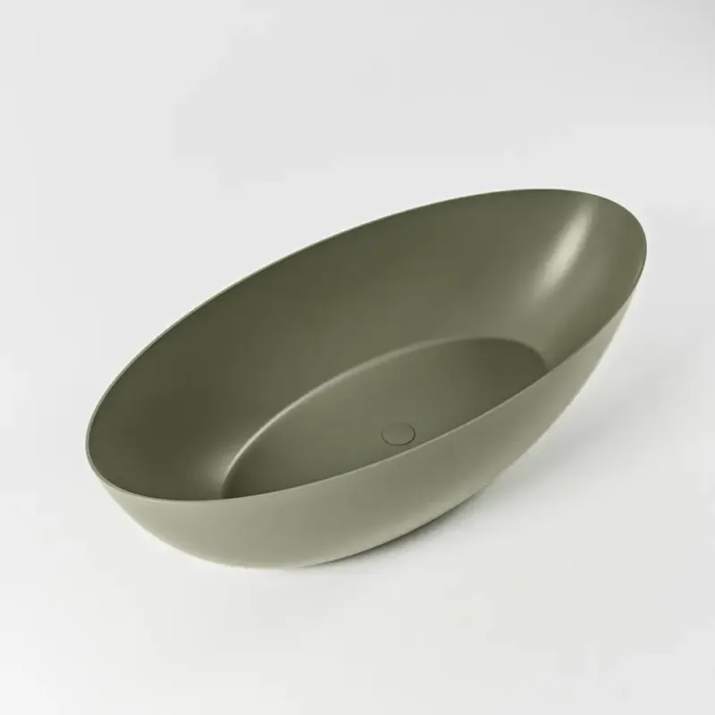 Lage Prijs Mondiaz Float vrijstaand bad 170x80cm kleur army