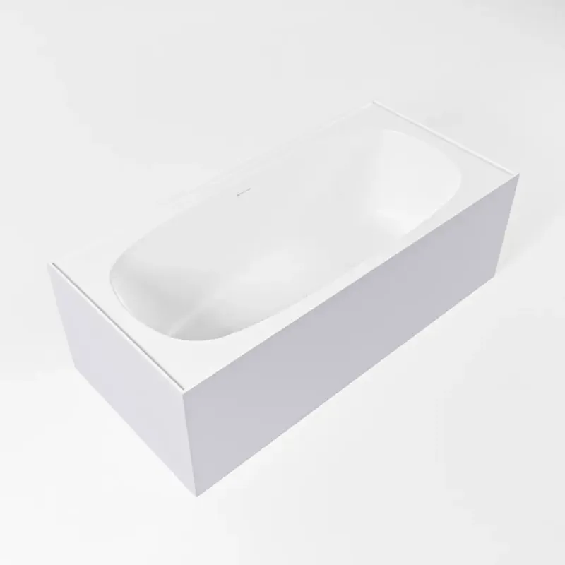 Gecertificeerd Mondiaz Freeze vrijstaand bad 180x85cm kleur cale/talc