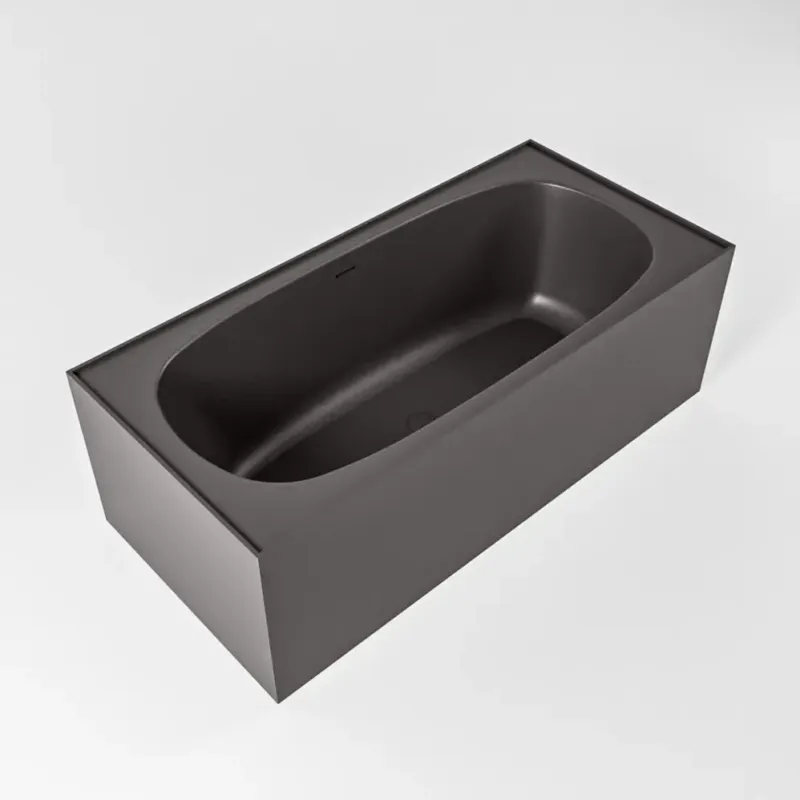 Shop Nu Mondiaz Freeze vrijstaand bad 180x85cm kleur dark grey
