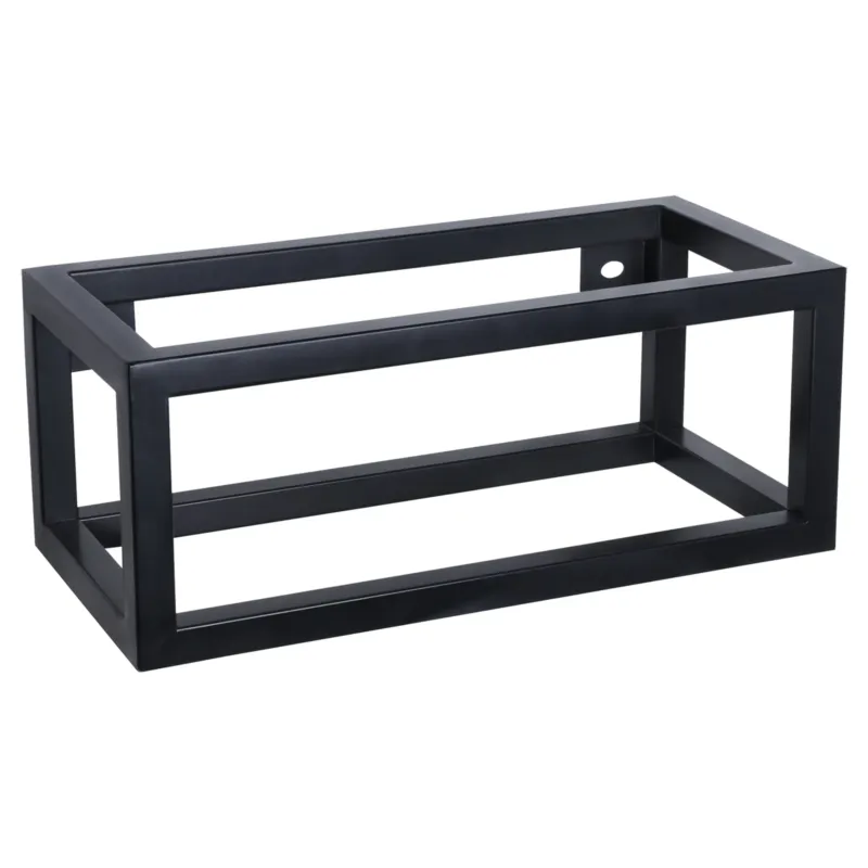 Differnz handdoekrek voor fontein 37.5x18.5cm zwart Direct Beschikbaar