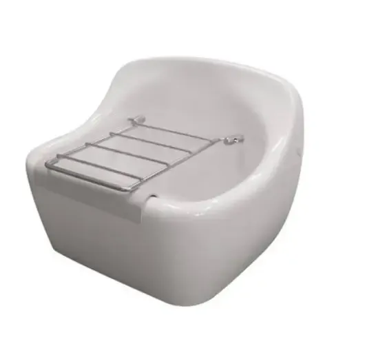 Venlo uitstortgootsteen keramiek 44.5x34.5cm wit Uitverkoop