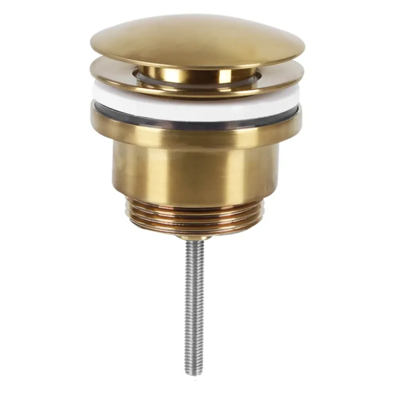Differnz afvoerplug pop up design mat goud Favoriet