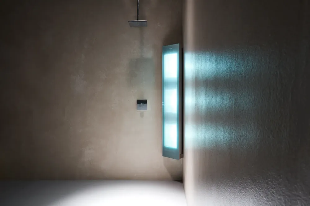 Gereduceerde Prijs Sunshower Combi Organic Grey opbouw infrarood en UV lamp 145x30x20cm