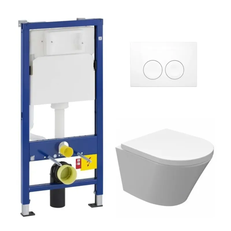 Geberit UP100 toiletset met Mueller Afesta toilet en softclose zitting Favoriet