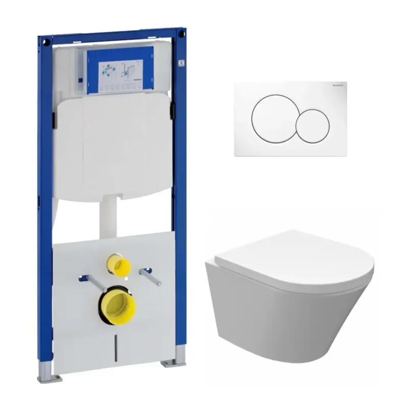 Geberit UP320 toiletset met Mueller Afesta toilet en softclose zitting Alleen Vandaag