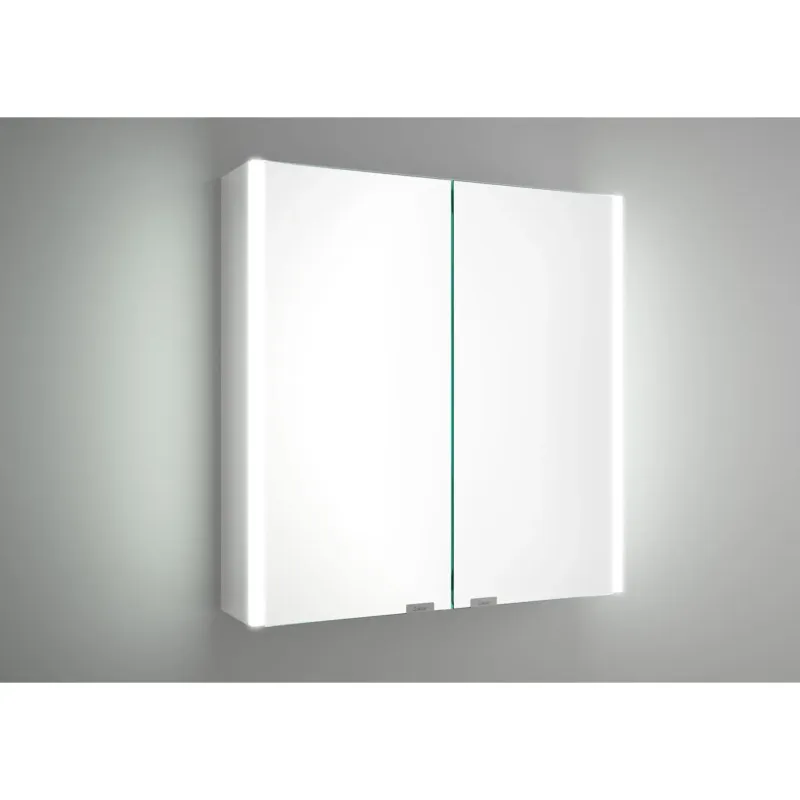 Aanbieding Muebles Ally spiegelkast met verlichting zijkant 63x65cm wit