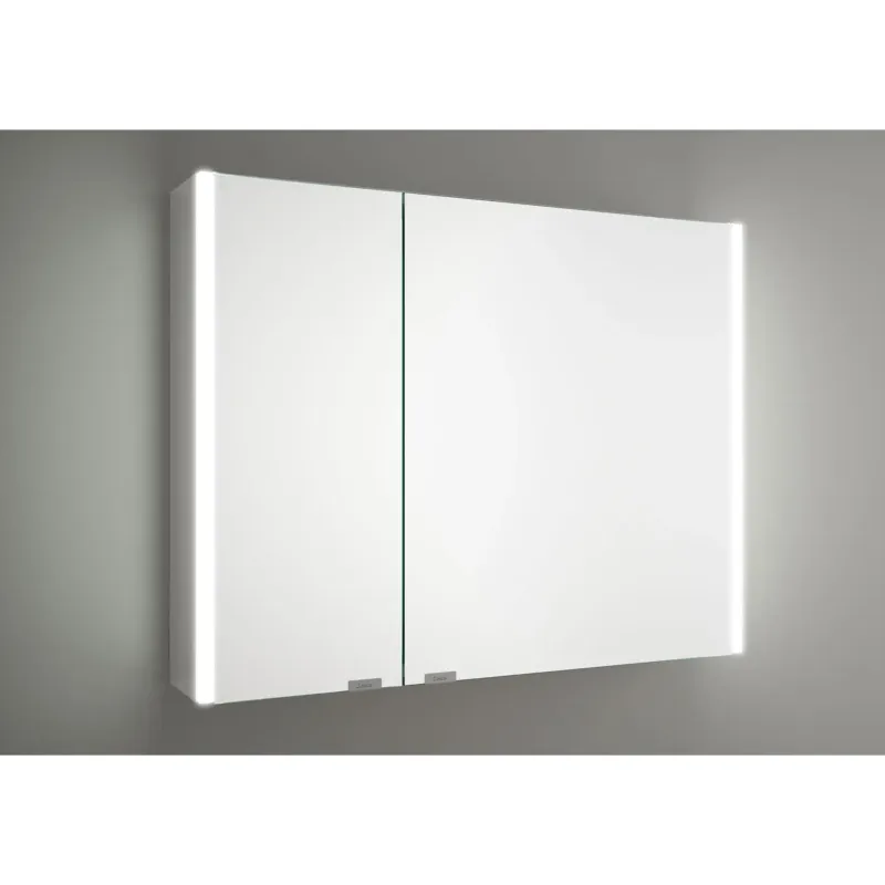 Favoriet Muebles Ally spiegelkast met verlichting zijkant 83x65cm wit