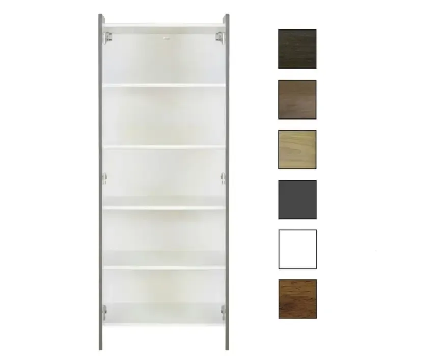Sanicare kolomkast 67x160x32cm grey-wood Rechtstreeks Van De Fabrikant