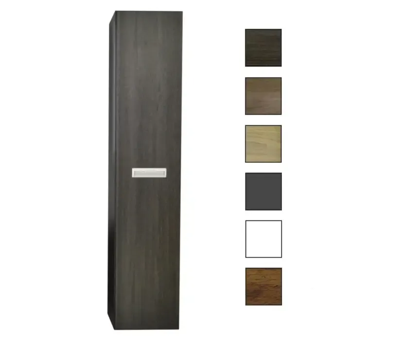 Merkproduct Sanicare kolomkast met inliggende greep 33,5x160x32cm schots-eiken