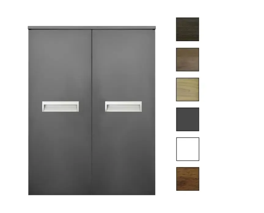 Alleen Vandaag Sanicare kolomkast met inliggende greep 67x90x32cm antraciet