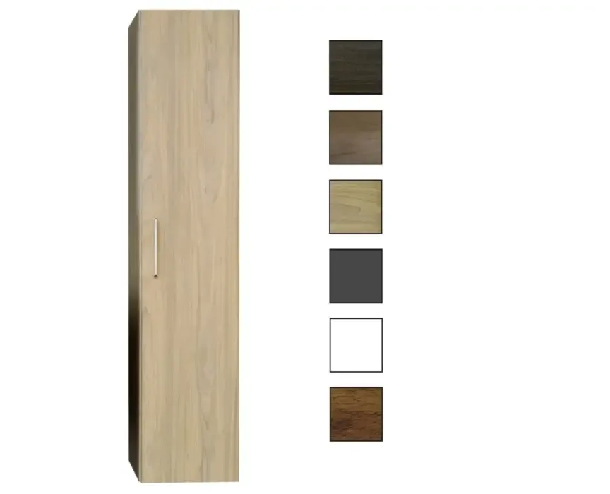 Dagaanbieding Sanicare kolomkast met reling greep 33,5x160x32cm grey-wood