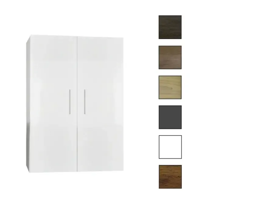 Sanicare kolomkast met reling greep 67x90x32cm hoogglans wit Voordeelprijs