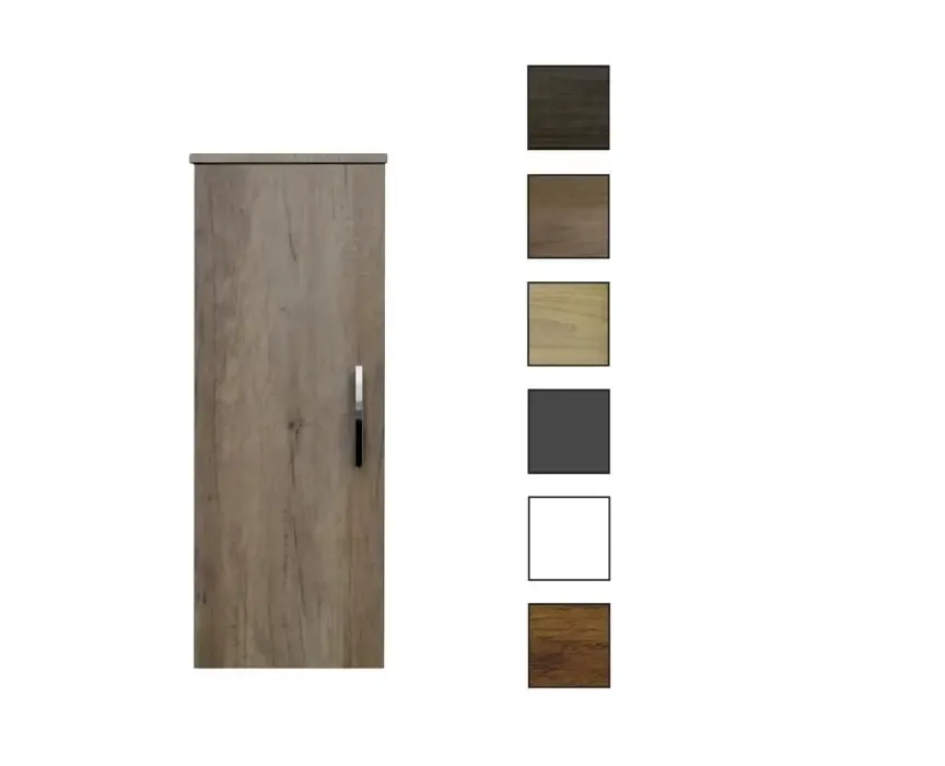 Aanbieding Sanicare kolomkast met chromen greep 33,5x90x32cm belluno