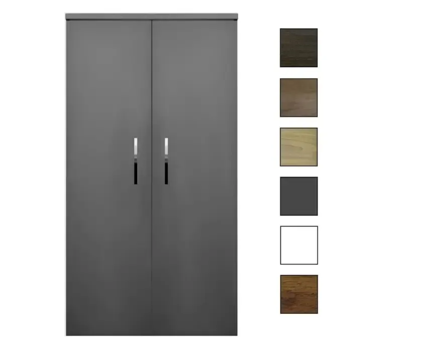 Sanicare kolomkast met chromen greep 67x160x32cm antraciet Beperkte Voorraad
