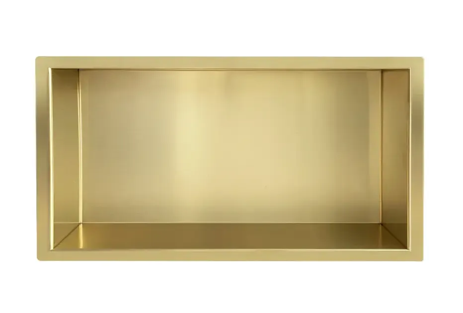 Korting Mueller Gold inbouwnis 60x30x7cm geborsteld messing
