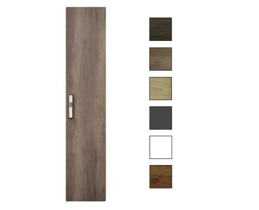 Direct Beschikbaar Sanicare kolomkast met luxe chromen greep 33,5x160x32cm truffel