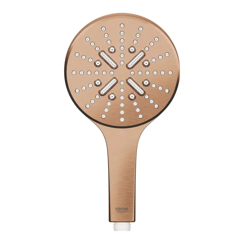 Alleen Vandaag Grohe Rainshower SmartActive handdouche 3 standen brushed warm sunset