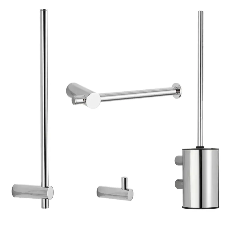 Saniclear Academy toiletaccessoiresset 4-delig chroom Koop Online