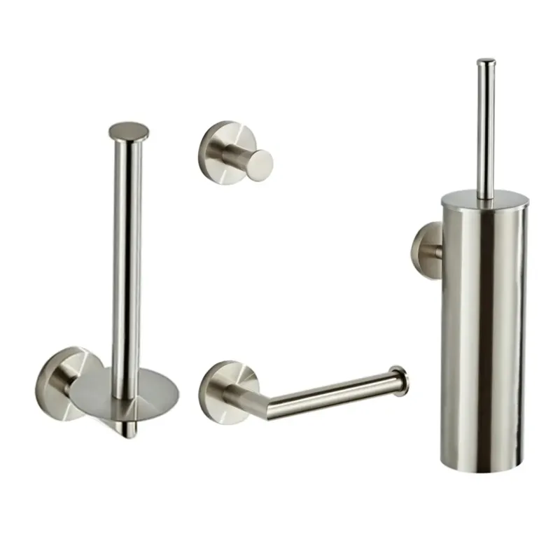 Saniclear Exclusive toilet accessoiresset 4-delig RVS Voordeelprijs
