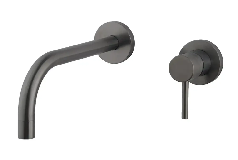 Favoriet Mueller Ferro Slim inbouw wastafelkraan met Coldstart gunmetal PVD