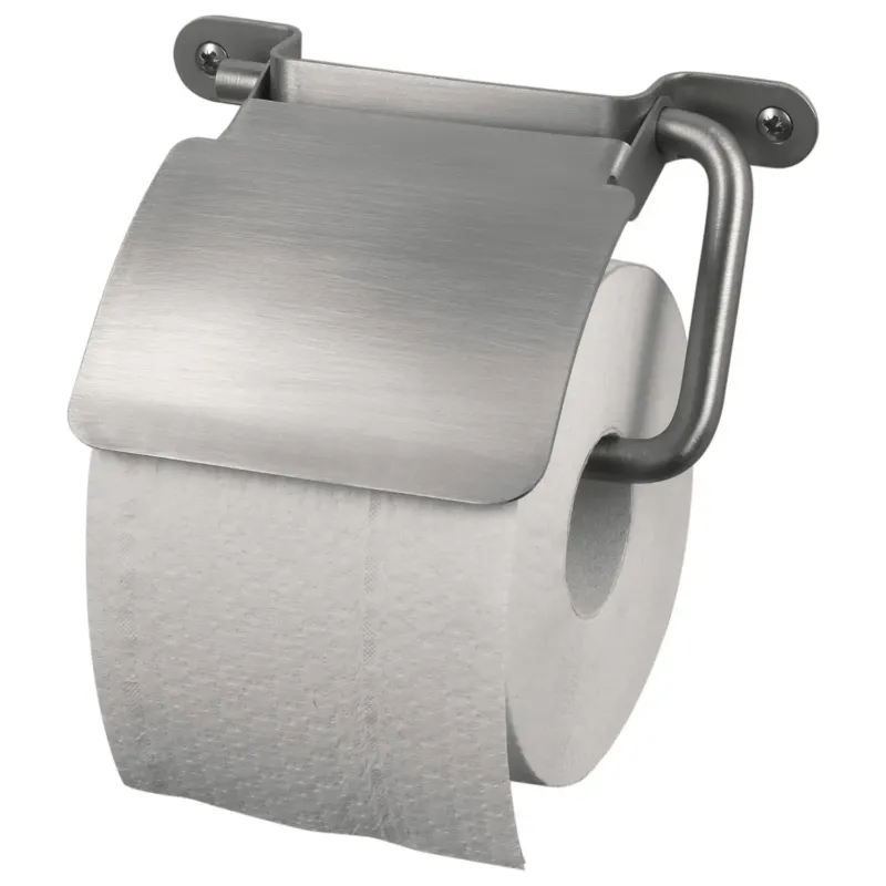 Must-Have Haceka IXI toiletrolhouder met klep RVS geborsteld