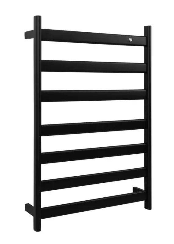Sapho Elias elektrische radiator mat zwart 49x73cm 105W Op = Op