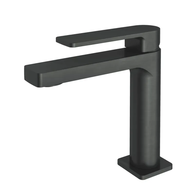 Op = Op Hotbath Gal wastafelmengkraan geborsteld gunmetal PVD