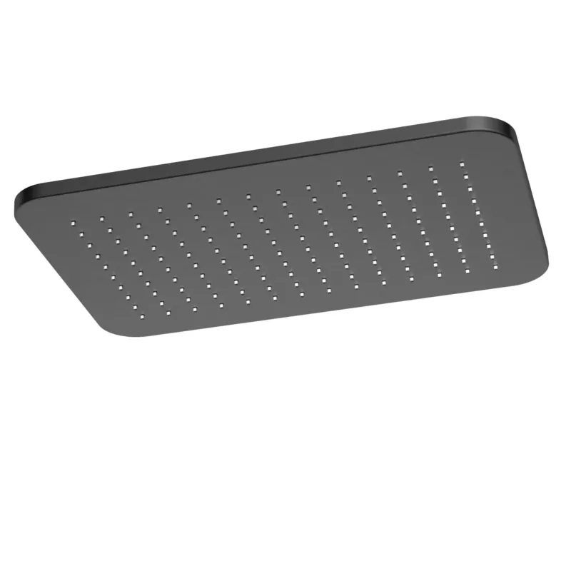 Meest Verkocht Hotbath Gal hoofddouche 27x40cm geborsteld gunmetal PVD