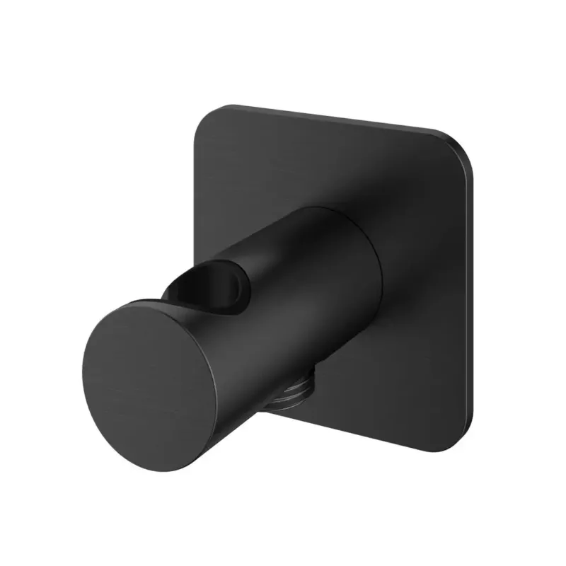 Hotbath Gal wandsteun met uitlaat geborsteld gunmetal PVD Flitsaanbieding