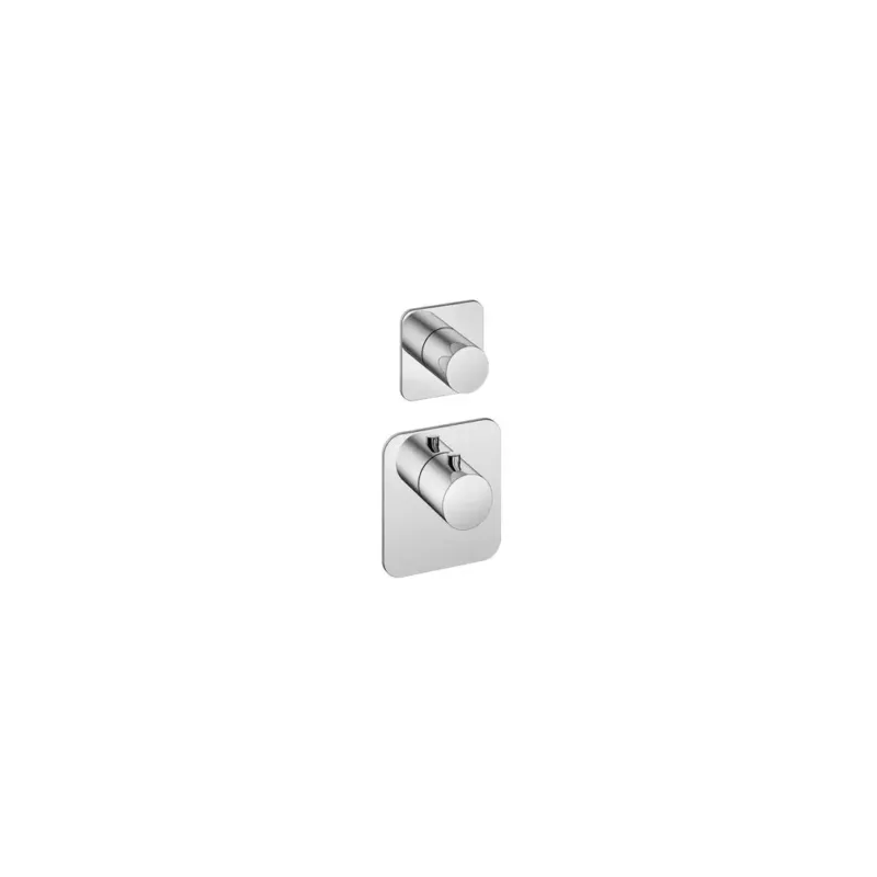 Superprijs Hotbath Gal High Flow inbouwthermostaat met 1 stopkraan afbouwdeel chroom