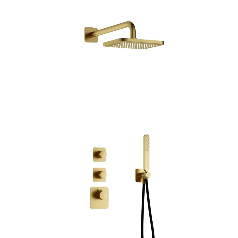 Voordeelprijs Hotbath Gal IBS40BBP High Flow inbouwdouche geborsteld messing PVD