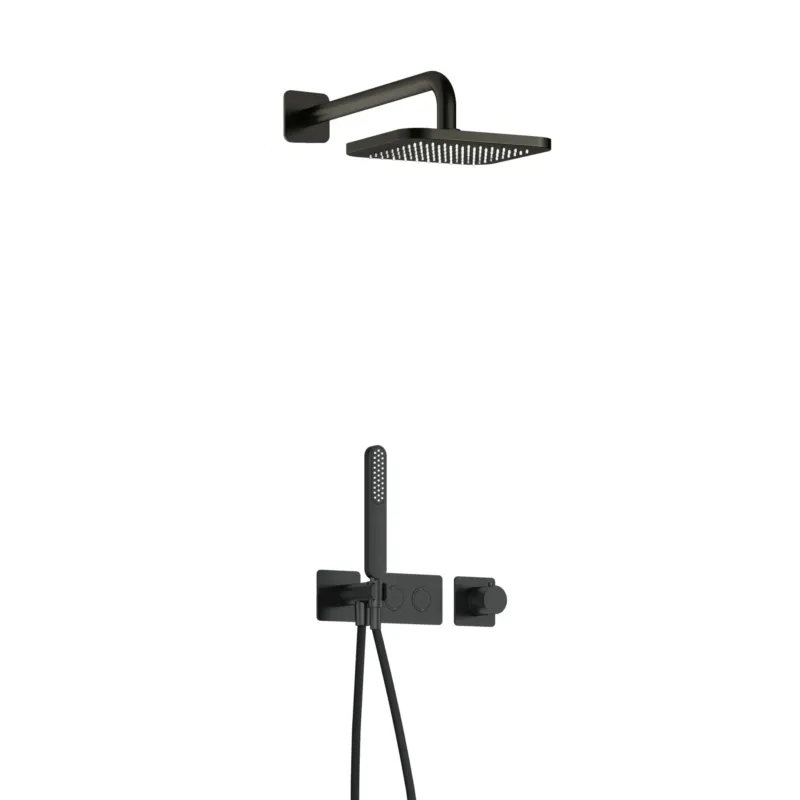 Hotbath Gal IBS41BGP inbouwdouche geborsteld gunmetal PVD Exclusieve Aanbieding