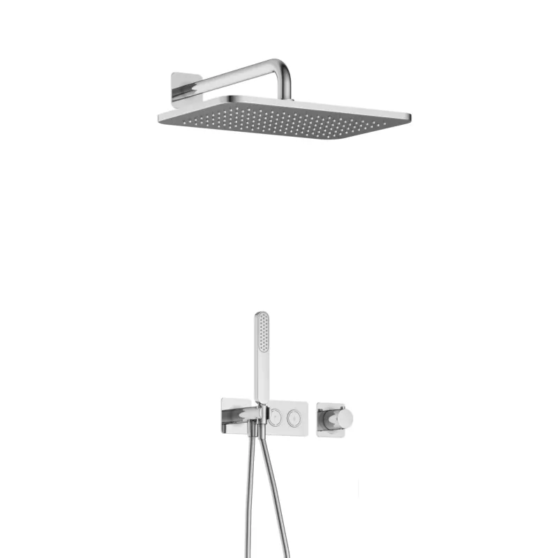 Beperkte Voorraad Hotbath Gal IBS41CR inbouwdouche met 27x40cm hoofddouche chroom