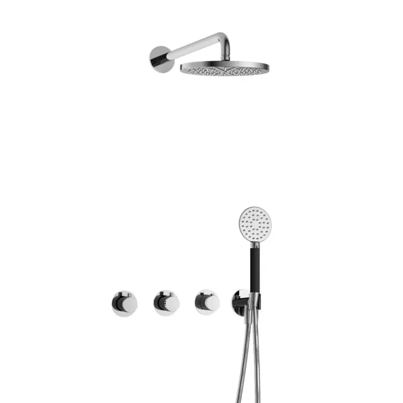 Hotbath Cobber IBS70 inbouwdouche met ronde handdouche chroom Fabrieksprijs