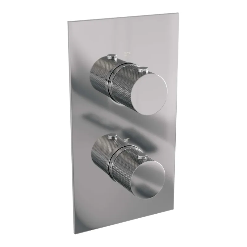 Brauer Chrome Carving 3-weg inbouwthermostaat chroom Hete Deal