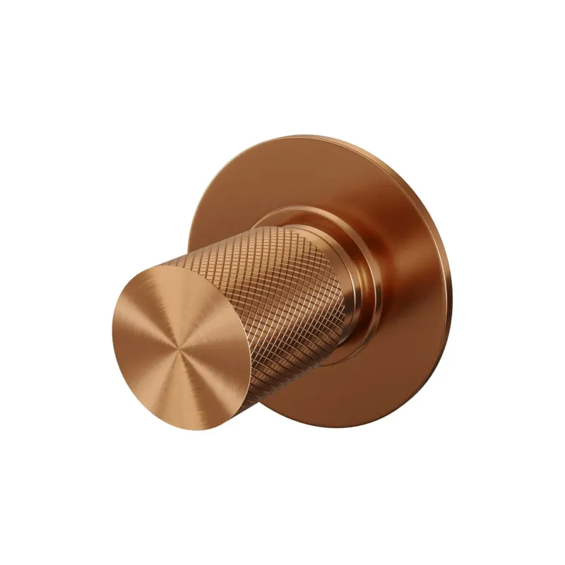 Seizoensaanbieding Brauer Copper Carving stopkraan geborsteld koper PVD