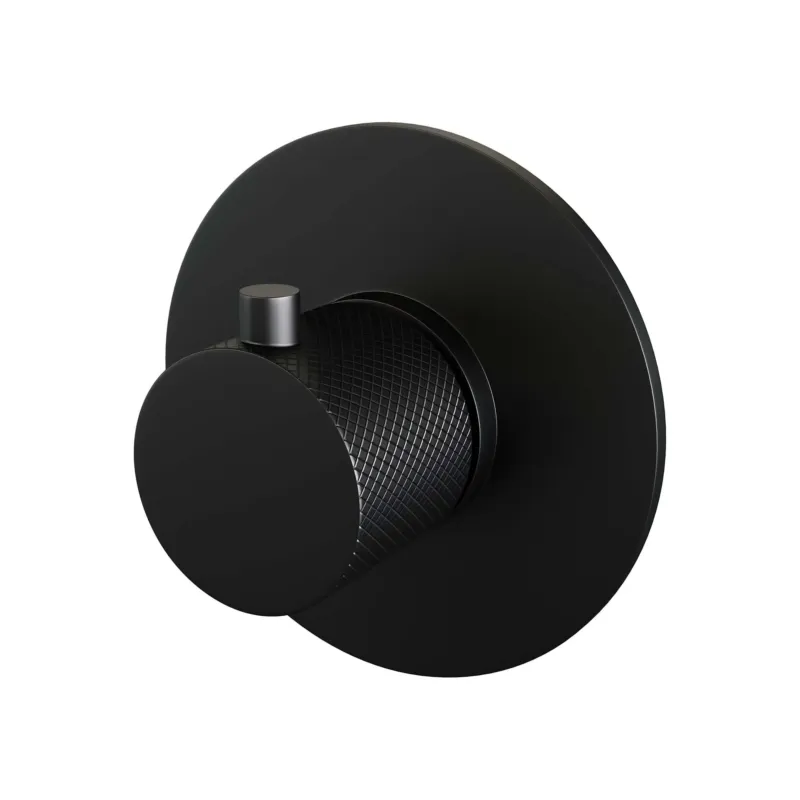 Brauer Black Carving losse inbouwthermostaat mat zwart Flitsaanbieding