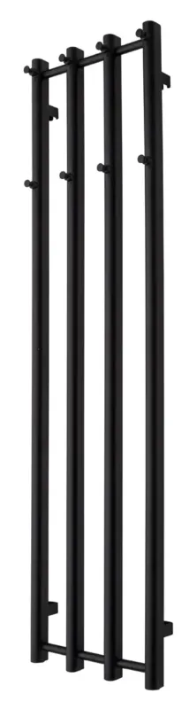 Exclusieve Aanbieding TVS Design Vino 4 handdoekradiator zwart 260W 140x35cm