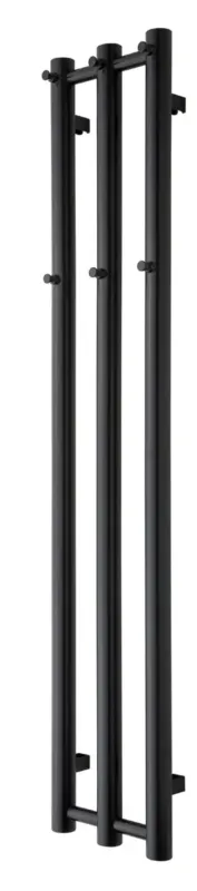 TVS Design Kiro 3 handdoekradiator zwart 200W 140x26,5cm Beperkte Voorraad