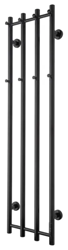 TVS Design Eldo 4 elektrische radiator rond zwart 120W 140x34,5cm Superprijs