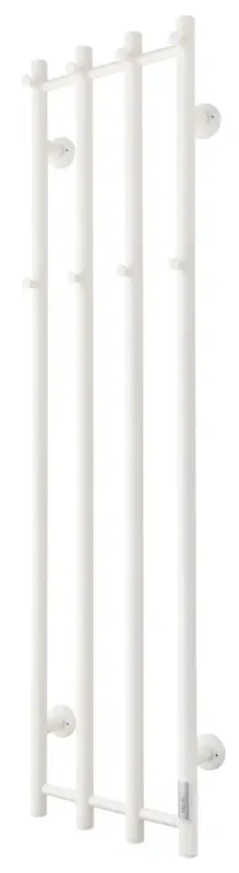 TVS Design Eldo 4 elektrische radiator rond wit 120W 140x34,5cm Korting
